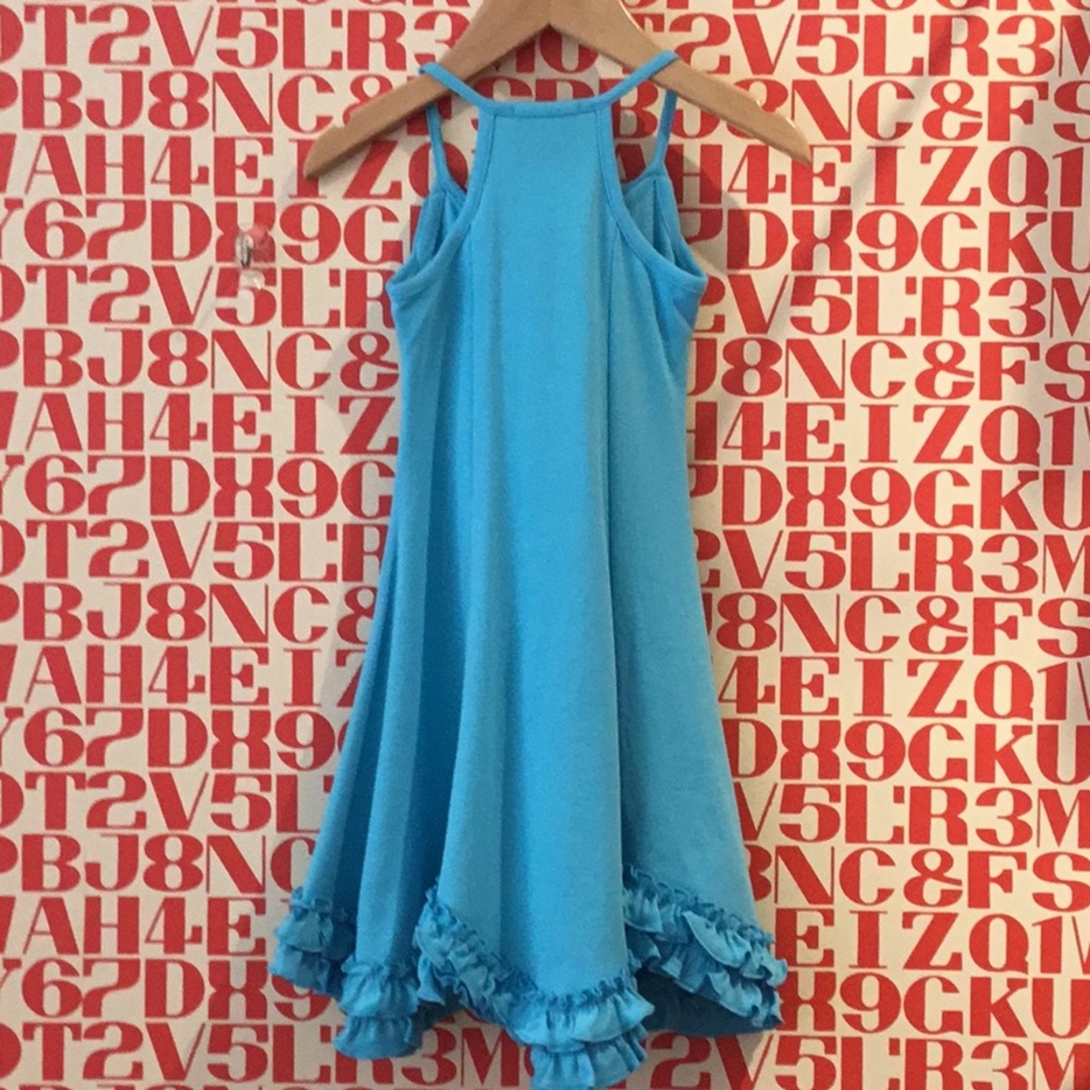 Lemon Loves Lime Blue Bow Pretty Dress, NEW WITH TAGS, Size 4T - Picture 2 of 2